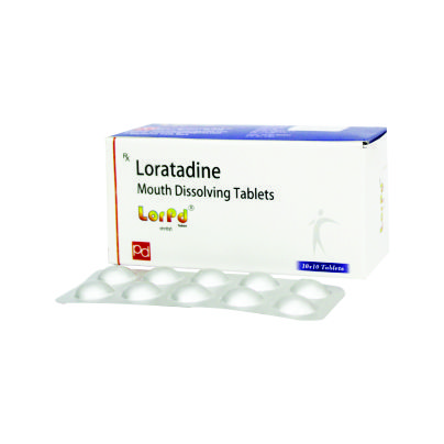 LORATADINE 10 MG (MOUTH DISSOLVING)(ALU ALU) (LORPD)